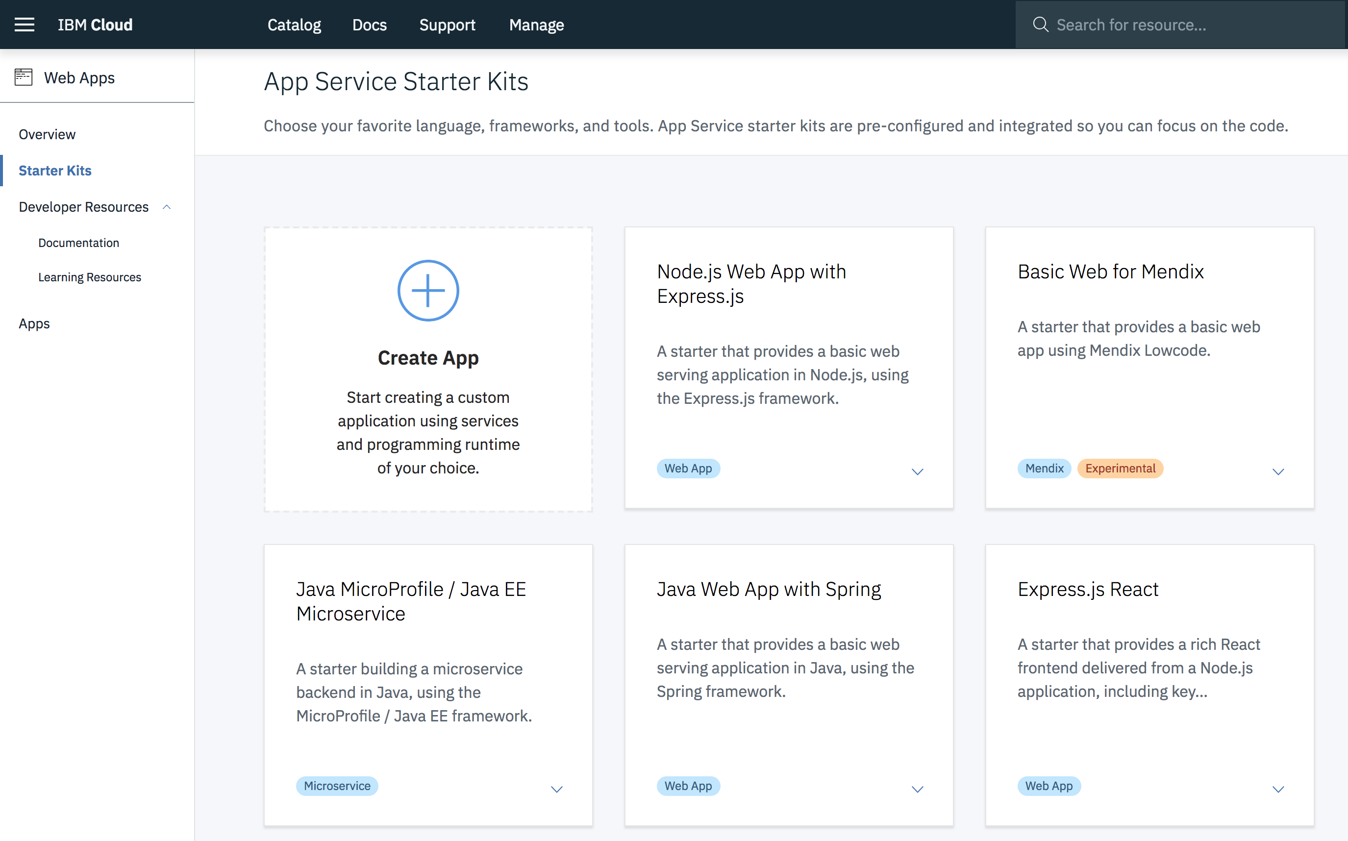 Create a cloud native MERN application from a starter kit