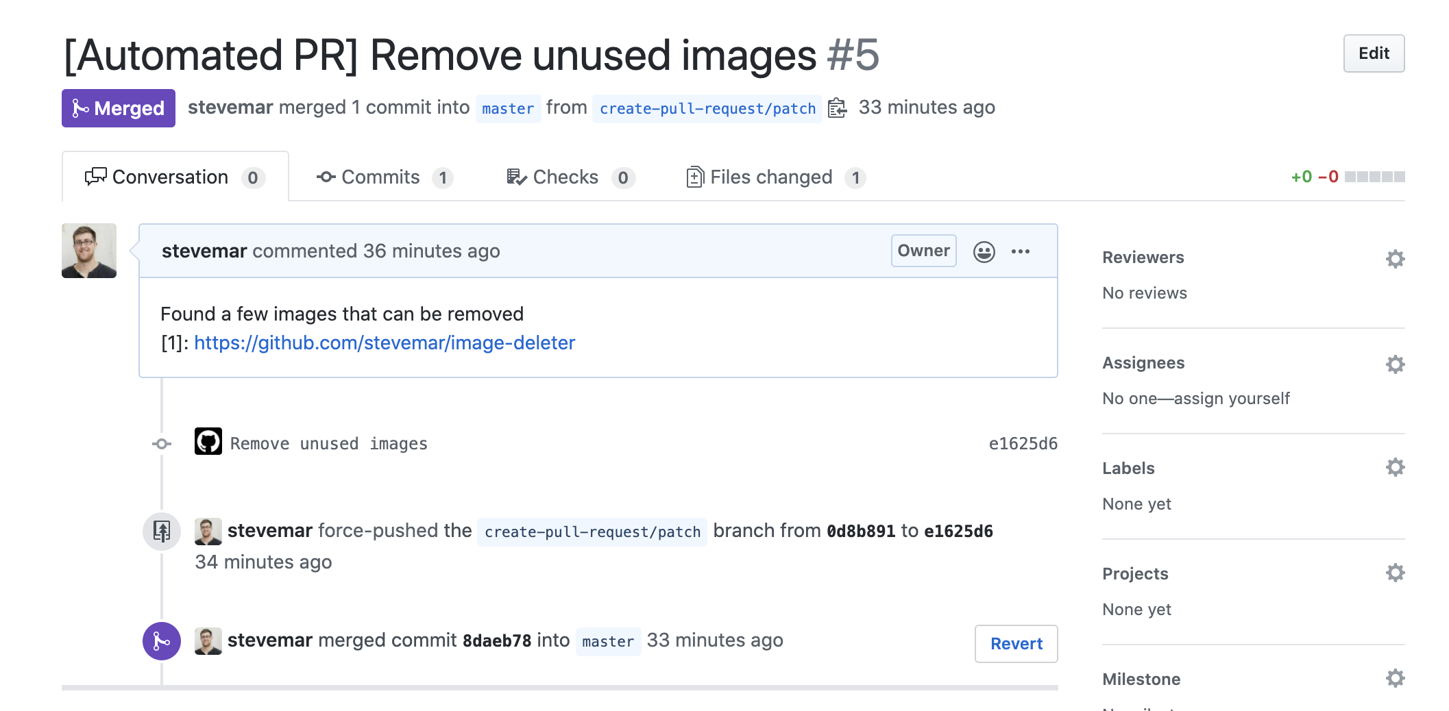 Automated Pull Request